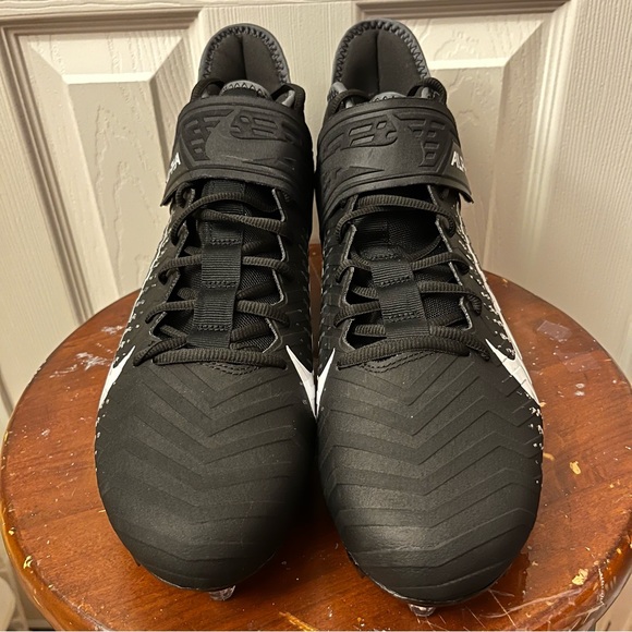 Nike Alpha Menace Pro 2.0 Black Football Cleats Men's Size 11.5 CK4277-001 - Picture 5 of 8